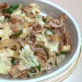asaasamin's cooksnap of when they made ♬豚ときのこと蓮根のチーズ焼き♬.