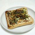 ☆sinnkuro★'s cooksnap of when they made 朝一番☆納豆茶漬けトースト.