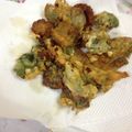 peachpies's cooksnap of when they made ユキノシタの天ぷら.