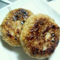 ちあみ's cooksnap of when they made チキンとレンコンの味噌バーグ.