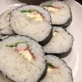 liarra's cooksnap of when they made 生ハムとクリームチーズのサラダ巻き.
