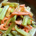 羽尼うに's cooksnap of when they made ✿ふきと人参のきんぴら✿.
