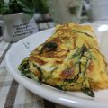 ぽっぽぺぺ's cooksnap of when they made マツモのたまご焼き.