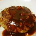 puniss's cooksnap of when they made ヨーグルトのふんわりハンバーグ.