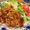 PetiCochon's cooksnap of when they made ねぎにんにくソースで鶏肉の中華風ソテー！.