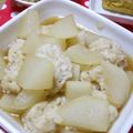 まぶたん's cooksnap of when they made 鶏団子と大根の煮物.