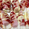 ゆずみーー's cooksnap of when they made ✿簡単✿竹輪＆魚肉ソーセージｄｅピザ風.