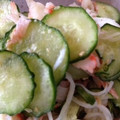 カンちん's cooksnap of when they made 胡瓜とかにかまぼこの酢の物.