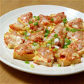 yukky0717's cooksnap of when they made 厚揚げのキムチーのっけ.