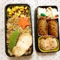 komutatata's cooksnap of when they made お弁当にあざやかゆかりコーン.
