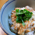 おぶうさま's cooksnap of when they made おろし納豆ご飯 鬼おろしさん出番です.