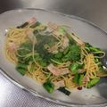 ☆ジェミニー☆'s cooksnap of when they made 菜の花とベーコンのあっさりパスタ.