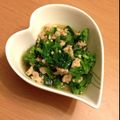 ☆ジェミニー☆'s cooksnap of when they made 優しい味♪菜の花の鶏そぼろ煮.