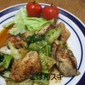ごはんスキ's cooksnap of when they made 豚バラ肉とキャベツの山椒味噌炒め.