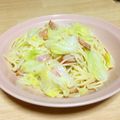 モラさん's cooksnap of when they made 楽々☆キャベツと柚子胡椒のパスタ.