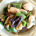 totttty's cooksnap of when they made ささみと茄子の味噌炒め☆☆☆.