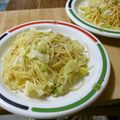 しのばぁたん's cooksnap of when they made 簡単春キャベツパスタ.