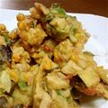 バナナデニッシュ's cooksnap of when they made 夏野菜たっぷり♪熱々かき揚げ.