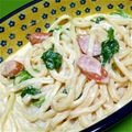 とらまるティ's cooksnap of when they made 簡単♡我が家のクリームパスタ♡.