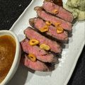 TeaChan214's cooksnap of when they made ハンバーグ職人直伝！牛ステーキ肉の焼き方.