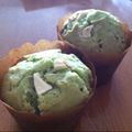 aochan_72's cooksnap of when they made ★豆乳の抹茶ホワイトチョコマフィン★.