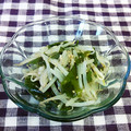 龍青空ママ's cooksnap of when they made もやしとわかめのナムル.