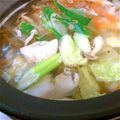 ロクシタンマニア's cooksnap of when they made 鍋の素を使わない、鱸（スズキ）で鍋.
