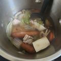 ebipeco's cooksnap of when they made 簡単♪寄せ鍋☆あっさり鶏ガラ醤油だし.