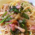 25250025's cooksnap of when they made ほうれん草de和風パスタ.