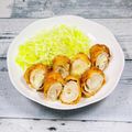 あやちん０８１６'s cooksnap of when they made 豚肉＆チーズ巻きフライ♪.
