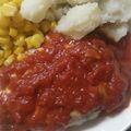 toto09's cooksnap of when they made トマトソースのとろとろチーズハンバーグ♪.