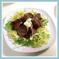 さやあ☆'s cooksnap of when they made 簡単◆豚タンのレモンマヨネーズがけ◆.