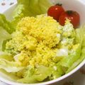 レオン犬's cooksnap of when they made 魚肉ソーセージのミモザサラダ.
