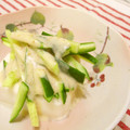 Marrietty's cooksnap of when they made きゅうりとごまだれの冷奴.