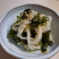 気まぐれ♡雨おんな's cooksnap of when they made プレミアム献立☆モヤシとワカメの酢の物.
