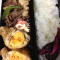 くじら食堂's cooksnap of when they made 卵の油揚げ巾着煮.