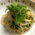 なるぱっど's cooksnap of when they made お手軽に♪水菜とツナのパスタ☆.