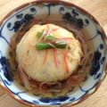 スッカイ's cooksnap of when they made 卵とお豆腐の茶巾☆.