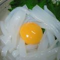 とと郎's cooksnap of when they made たまご醤油ｄｅいか刺し.
