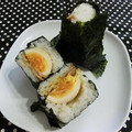 だいはな's cooksnap of when they made 焼肉と半熟卵おにぎり.