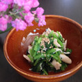 アユミミ☆'s cooksnap of when they made 小さな一皿♪ささみとみつばの辛子醤油あえ.