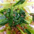 みどりまるちゃん's cooksnap of when they made ルクエde小松菜のおかか和え♪お弁当に！.