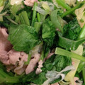 zyagagori's cooksnap of when they made 豚肉と小松菜のねぎ塩炒め.