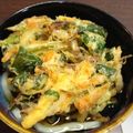 なりもふぎ's cooksnap of when they made ◆野菜のかきあげ丼◆.