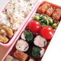 なおなお１０２２'s cooksnap of when they made お弁当に水菜とかにかまのり巻き.