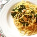 ブランディ's cooksnap of when they made 鯖とほうれん草のごまパスタ.