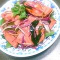 あざらしの赤ちゃん's cooksnap of when they made クレソンと紫キャベツと新玉ねぎのサラダ。.