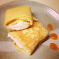 甘いもの好きもも's cooksnap of when they made メープル風味のさわやかクレープ包み♪.