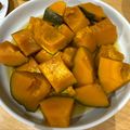 ママメイン！時々子供's cooksnap of when they made レンジにお任せでも本格的　かぼちゃの煮物.