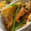 MULA's cooksnap of when they made エビとほうれん草の彩り炒め.
